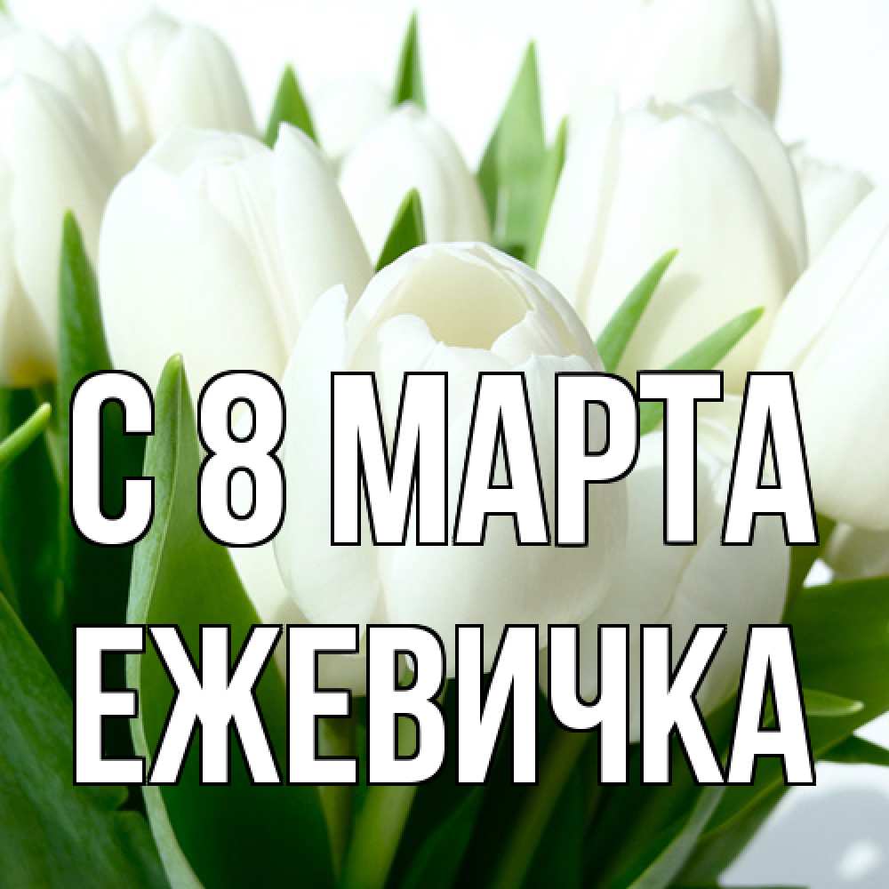 Открытка на каждый день с именем, ежевичка C 8 МАРТА цветы Прикольная открытка с пожеланием онлайн скачать бесплатно 