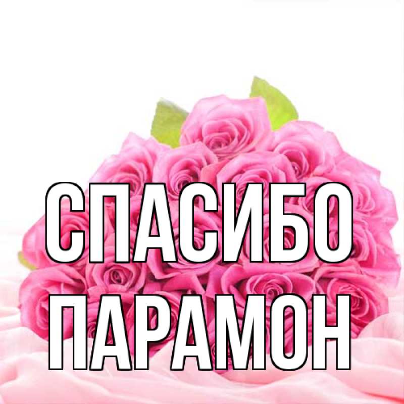 Картинка Спасибо, Парамон