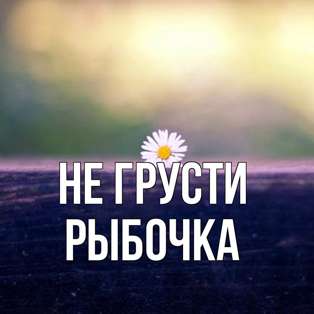 Открытка на каждый день с именем, рыбочка Не грусти красота Прикольная открытка с пожеланием онлайн скачать бесплатно 