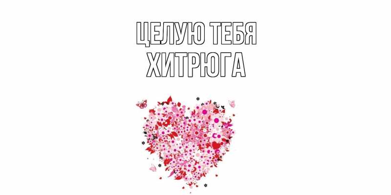 Картинка Целую тебя, хитрюга