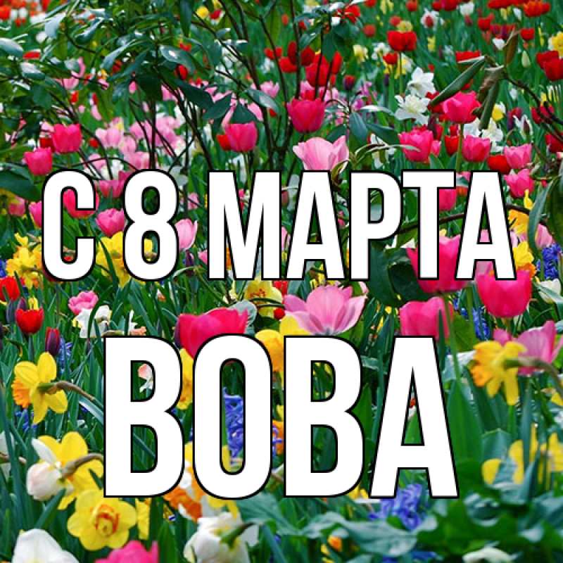 Картинка C 8 МАРТА, Вова