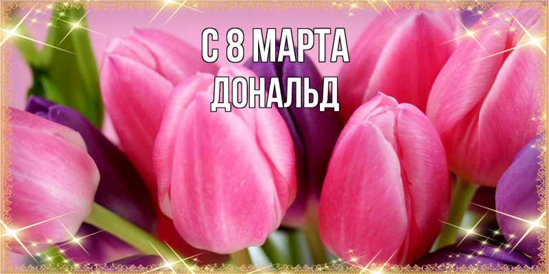 Картинка C 8 МАРТА, Дональд