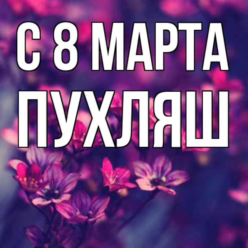 Картинка C 8 МАРТА, пухляш