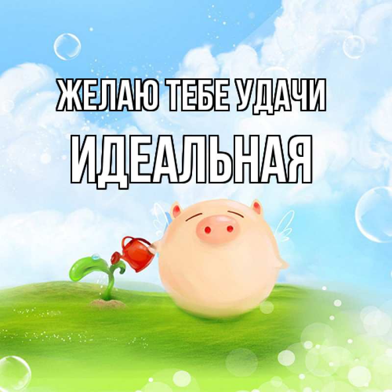 Картинка Желаю тебе удачи, идеальная