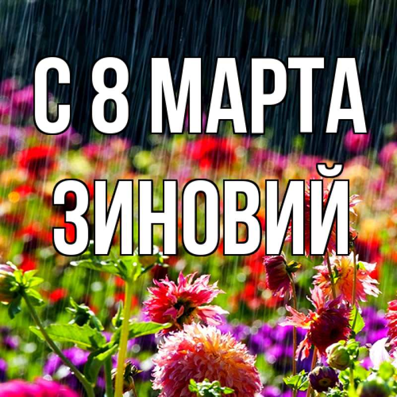 Картинка C 8 МАРТА, Зиновий