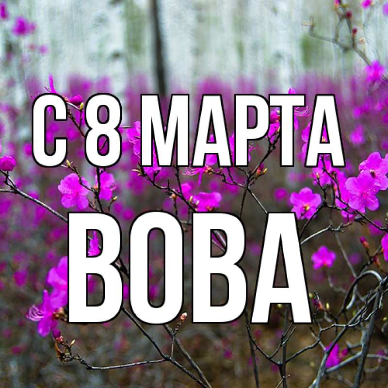 Картинка C 8 МАРТА, Вова