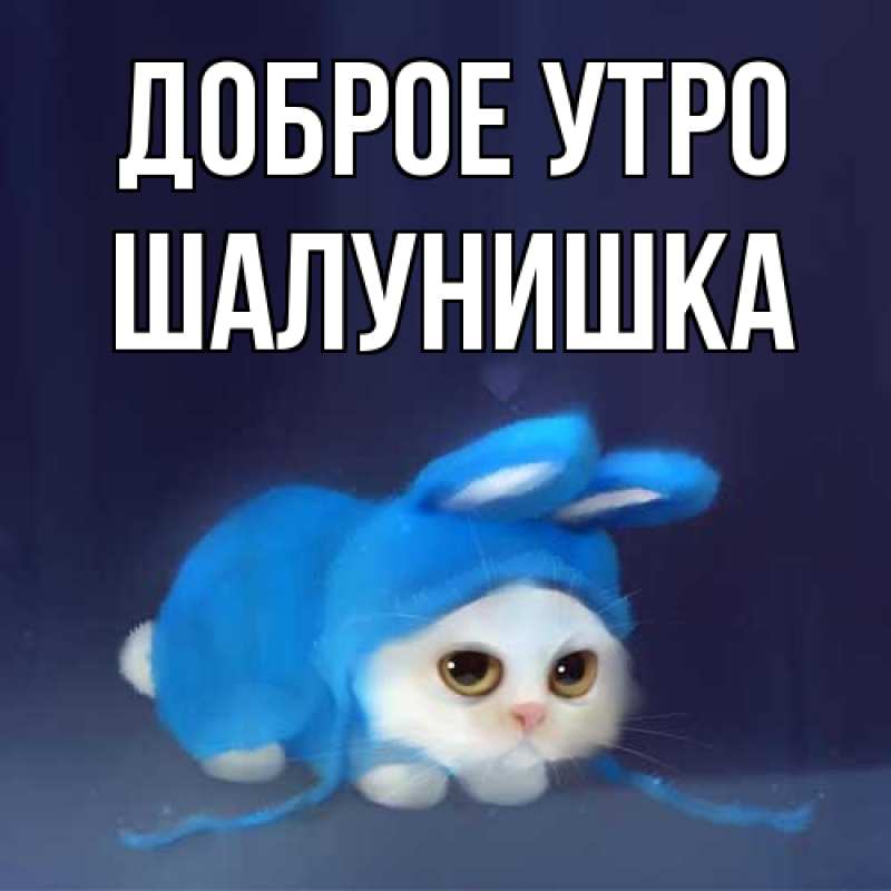 Картинка Доброе утро, шалунишка