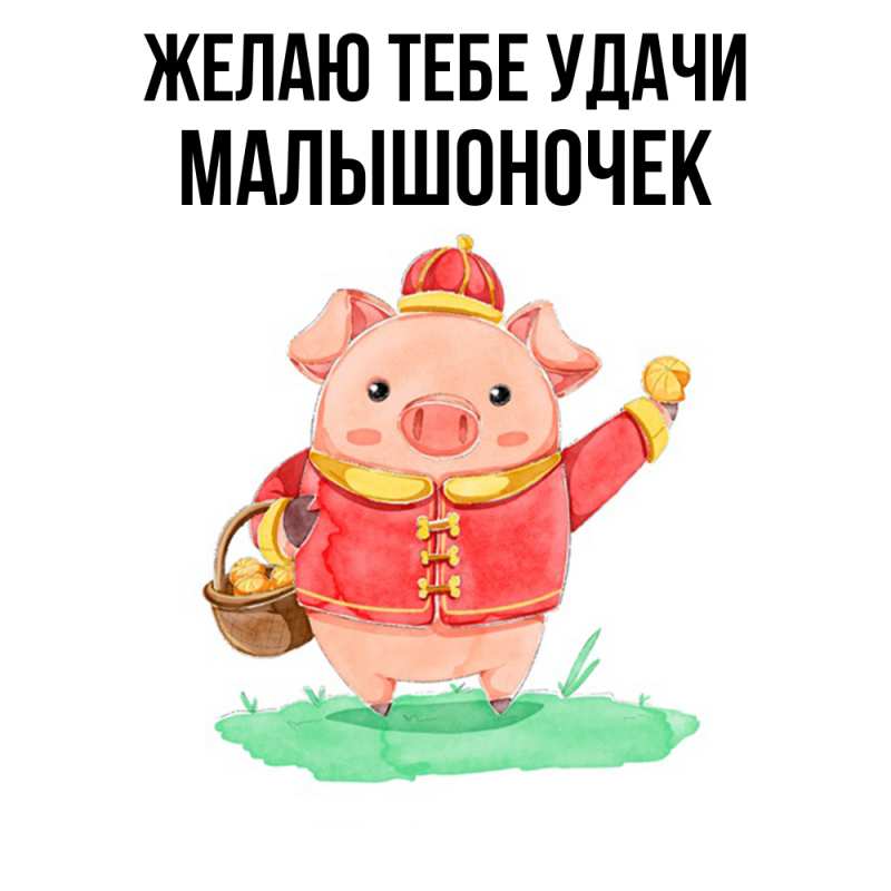 Картинка Желаю тебе удачи, Малышоночек