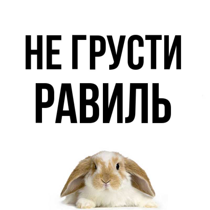 Картинка Не грусти, равиль