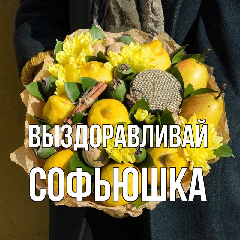 Картинка Выздоравливай, Софьюшка