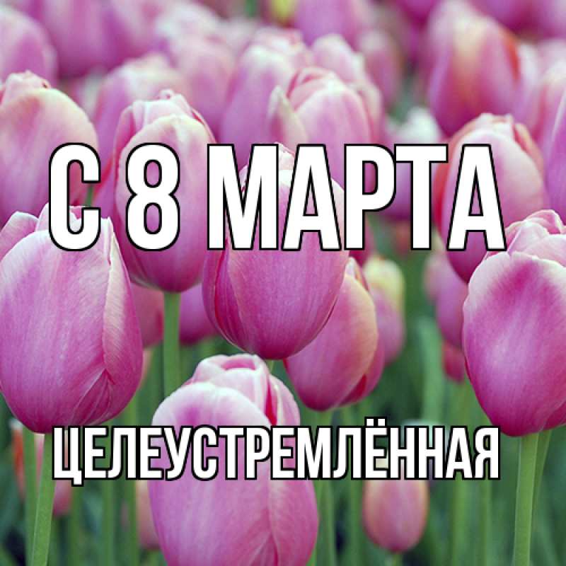 Картинка C 8 МАРТА, Целеустремлённая