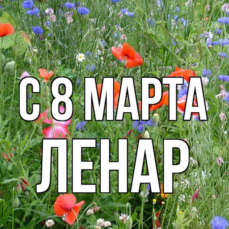 Картинка C 8 МАРТА, Ленар