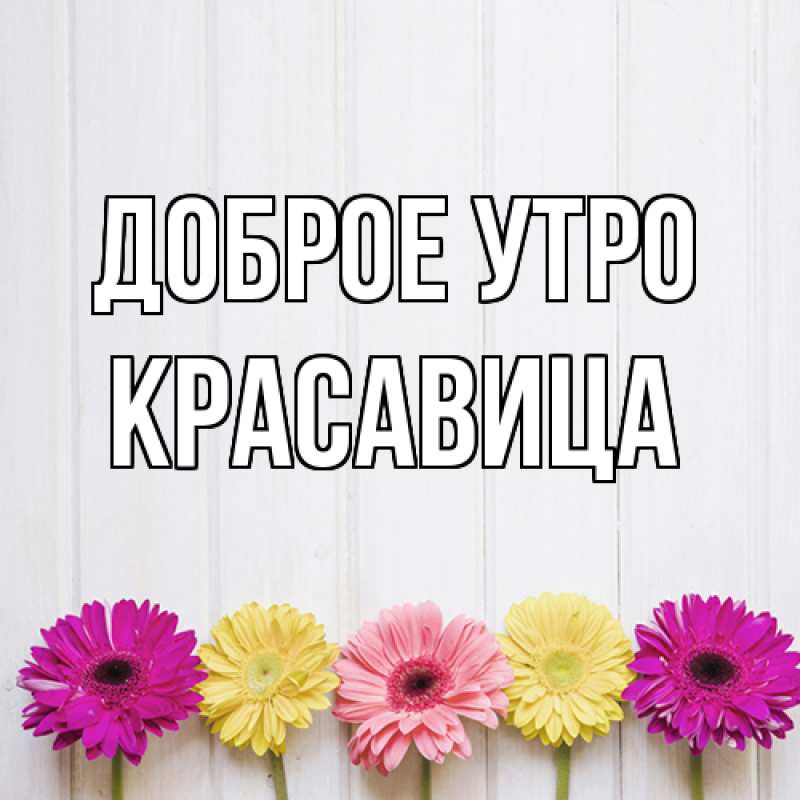 Картинка Доброе утро, Красавица