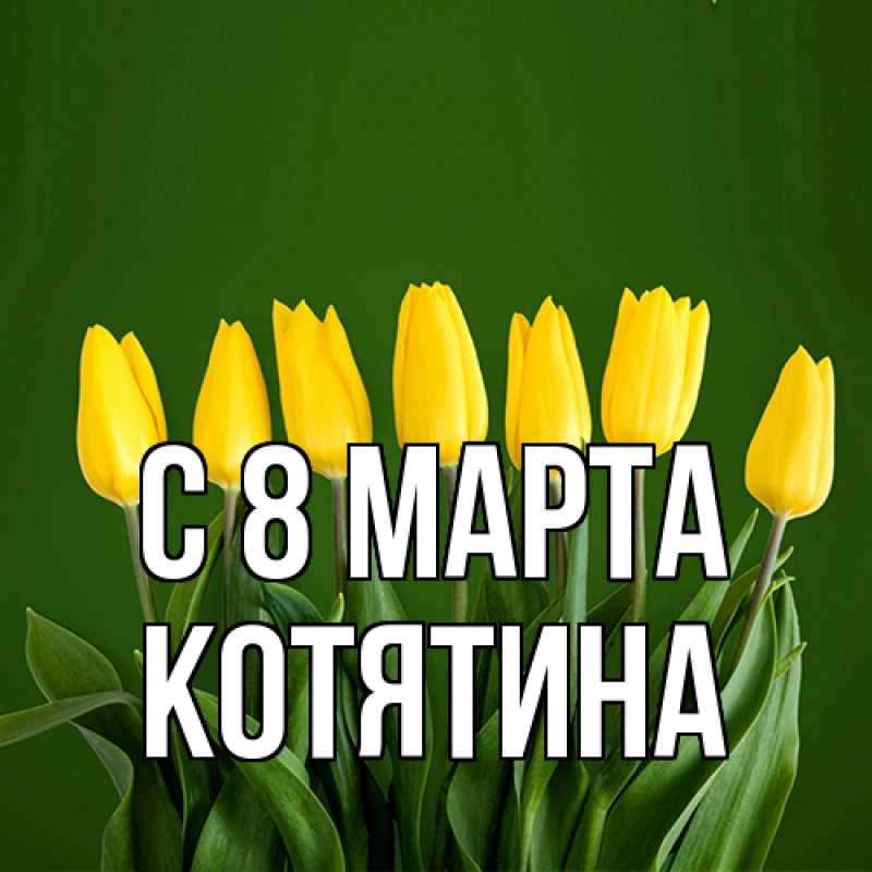 Картинка C 8 МАРТА, Котятина