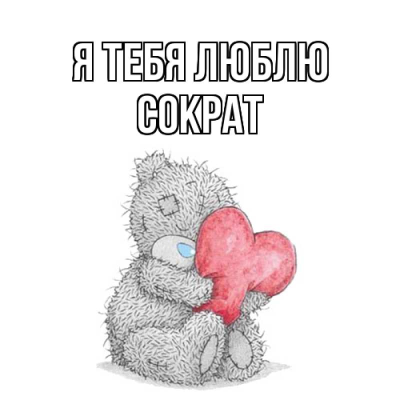 Картинка Я тебя люблю, Сократ