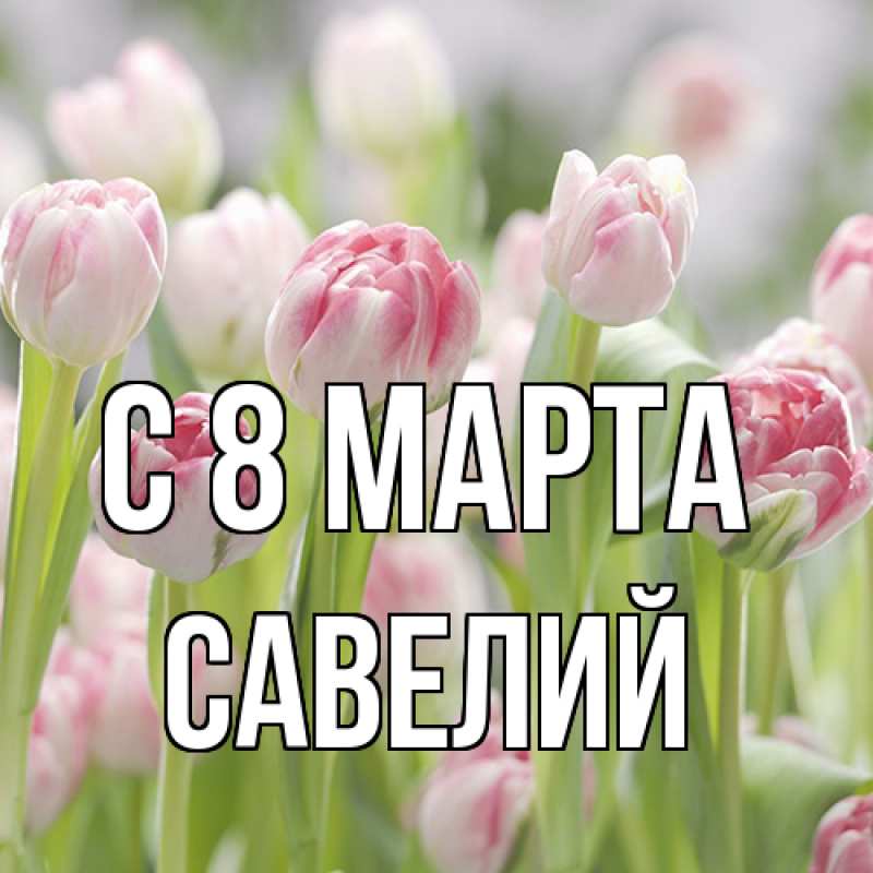 Картинка C 8 МАРТА, Савелий