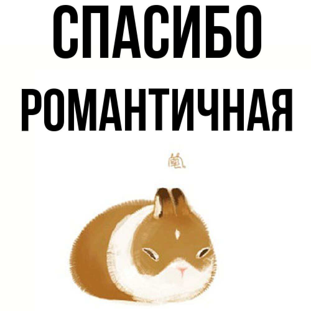 Открытка на каждый день с именем, Романтичная Спасибо коричнево белый домашний питомец Прикольная открытка с пожеланием онлайн скачать бесплатно 