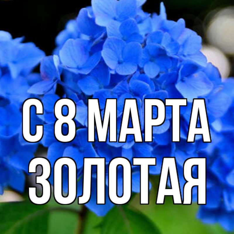Картинка C 8 МАРТА, золотая