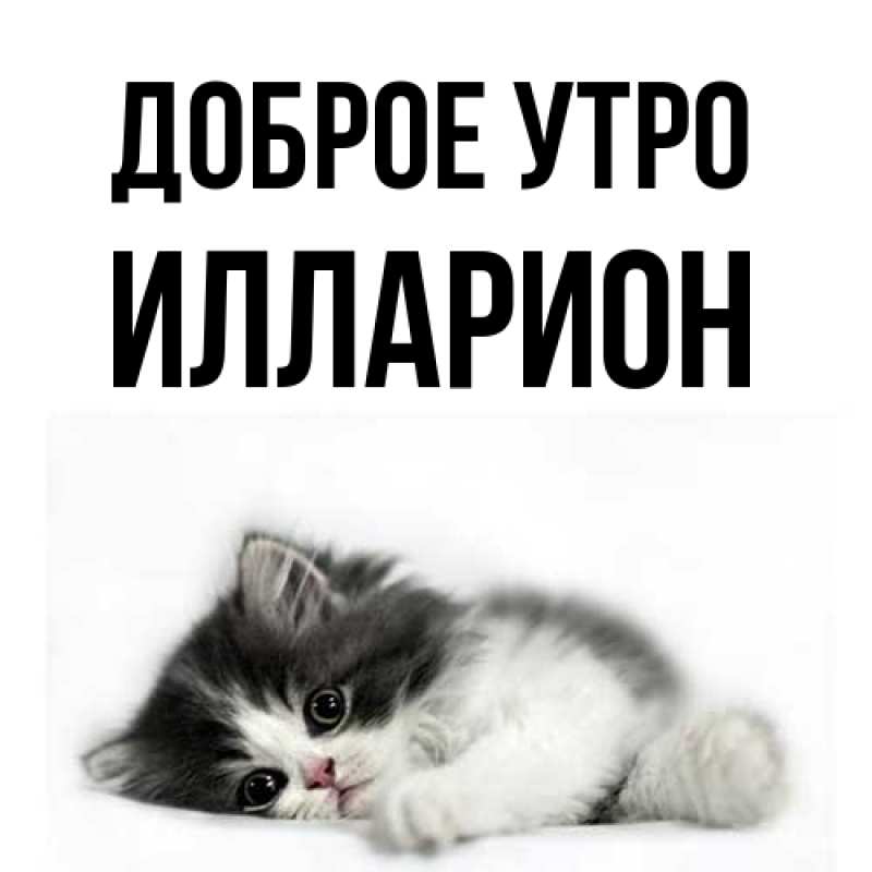 Картинка Доброе утро, Илларион