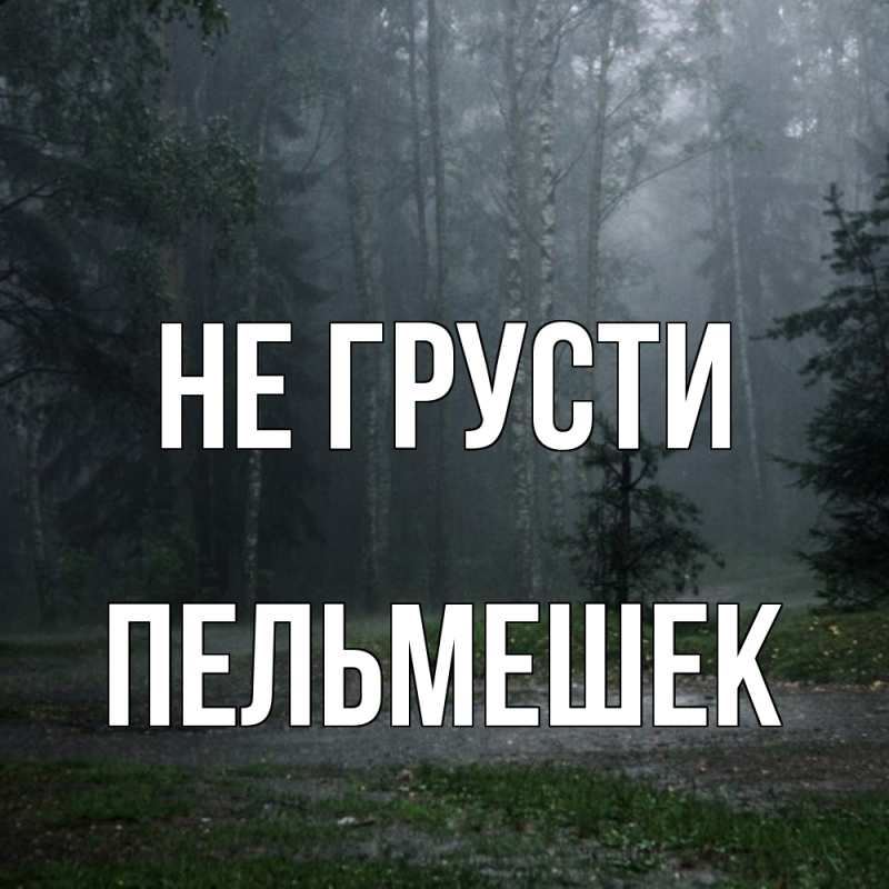 Картинка Не грусти, пельмешек