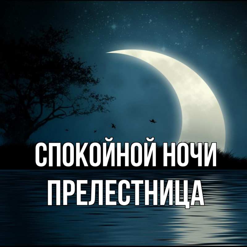 Картинка Спокойной ночи, пpелестница