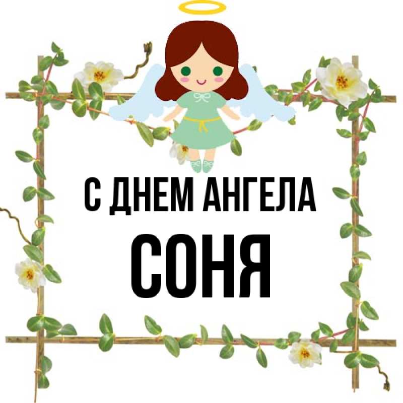 Картинка С днем ангела, Соня