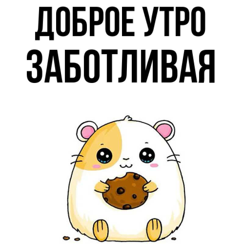 Картинка Доброе утро, Заботливая