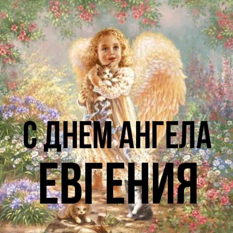 Картинка С днем ангела, Евгения