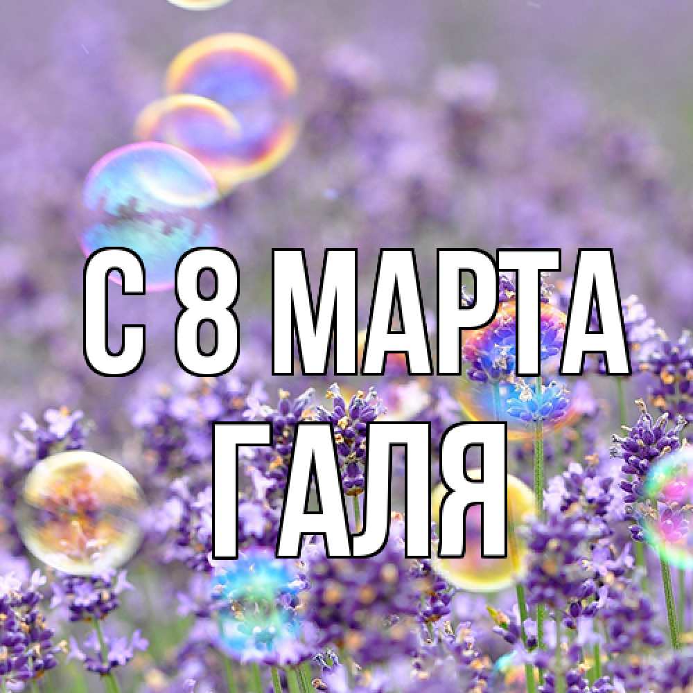 Открытка на каждый день с именем, Галя C 8 МАРТА цветы Прикольная открытка с пожеланием онлайн скачать бесплатно 