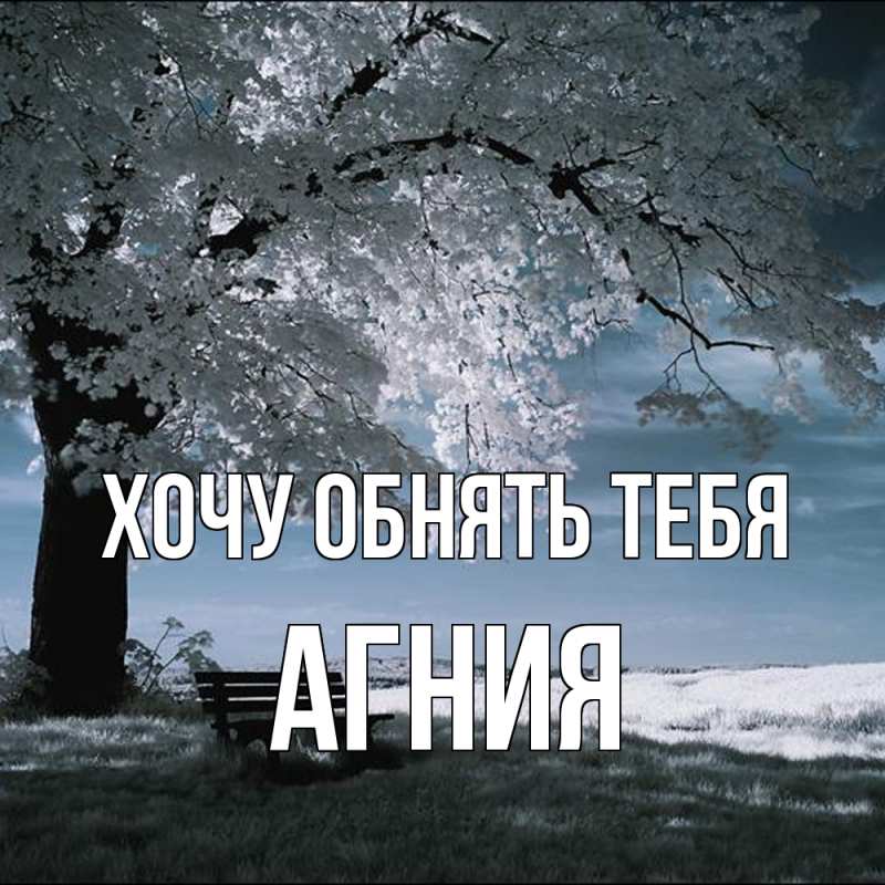 Картинка Хочу обнять тебя, Агния
