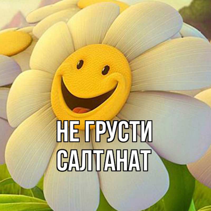 Картинка Не грусти, Салтанат