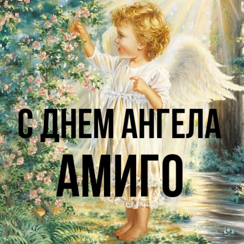 Картинка С днем ангела, Амиго