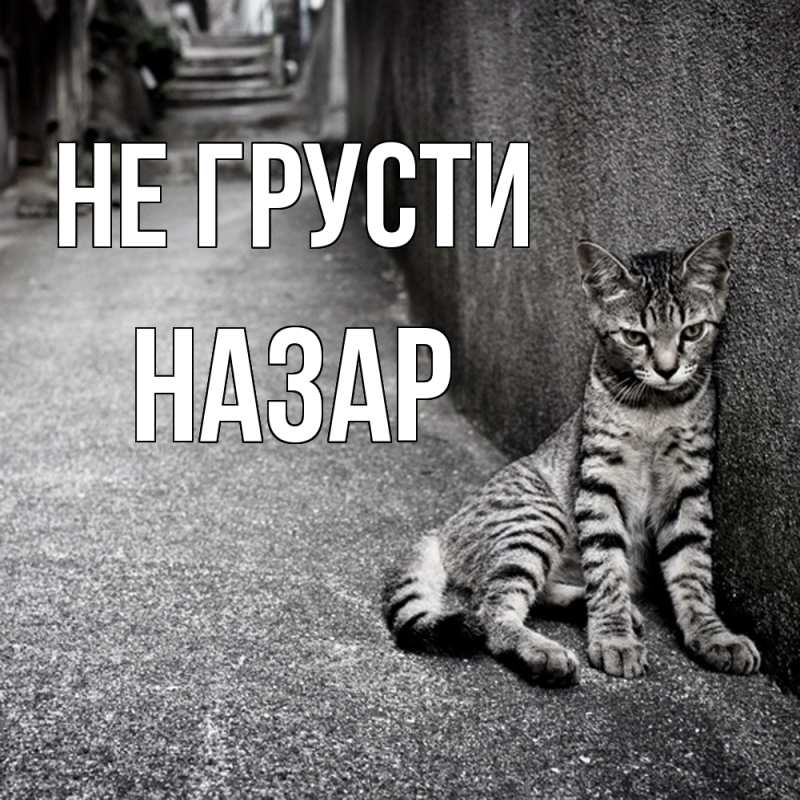 Картинка Не грусти, Назар