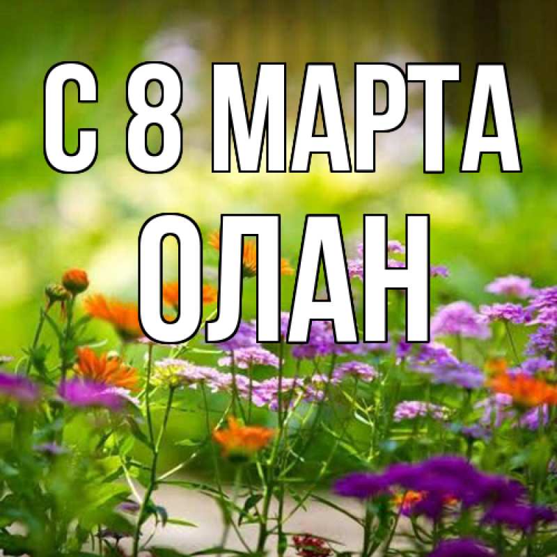 Картинка C 8 МАРТА, Олан