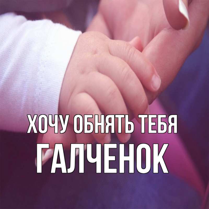 Картинка Хочу обнять тебя, Галченок