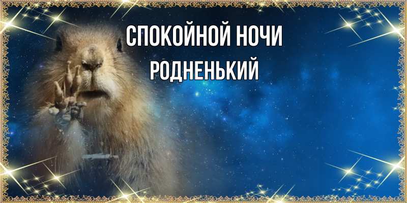 Картинка Спокойной ночи, Родненький