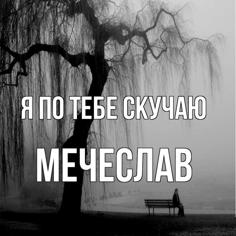 Картинка Я по тебе скучаю, Мечеслав