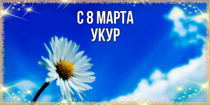 Картинка C 8 МАРТА, Укур