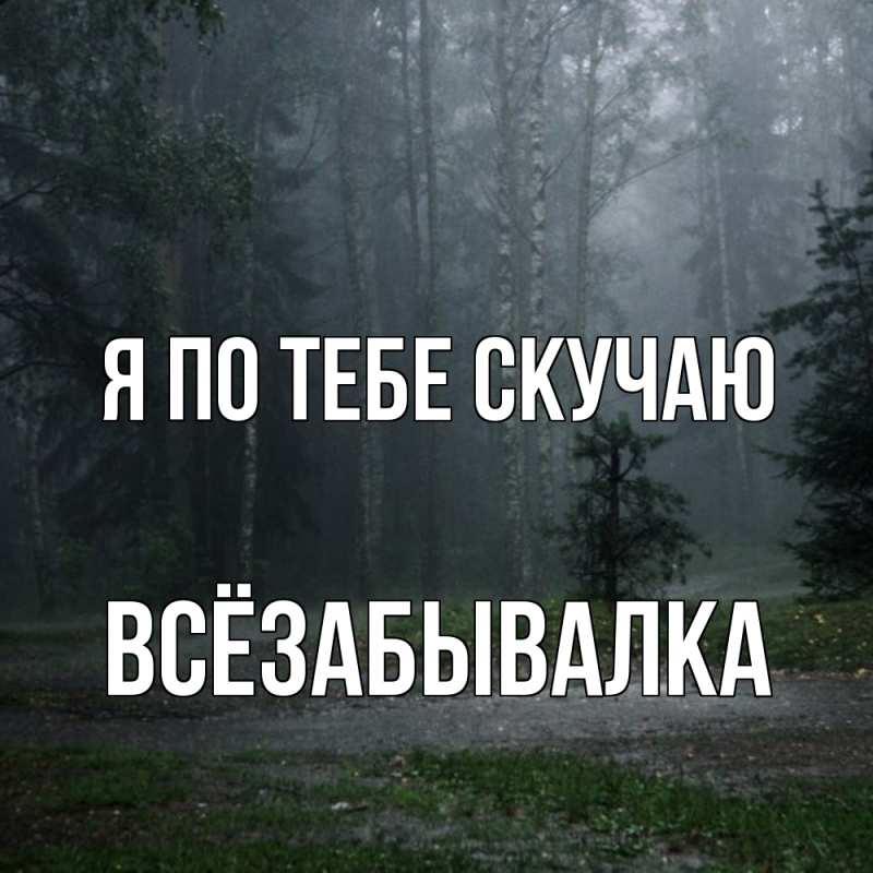 Картинка Я по тебе скучаю, Всёзабывалка