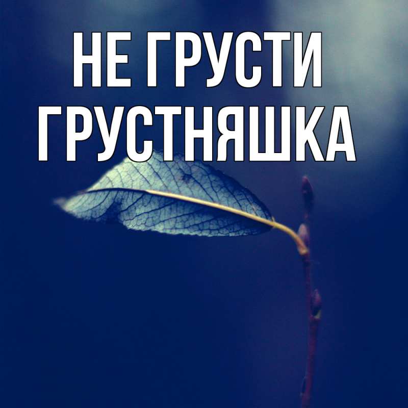 Картинка Не грусти, Грустняшка