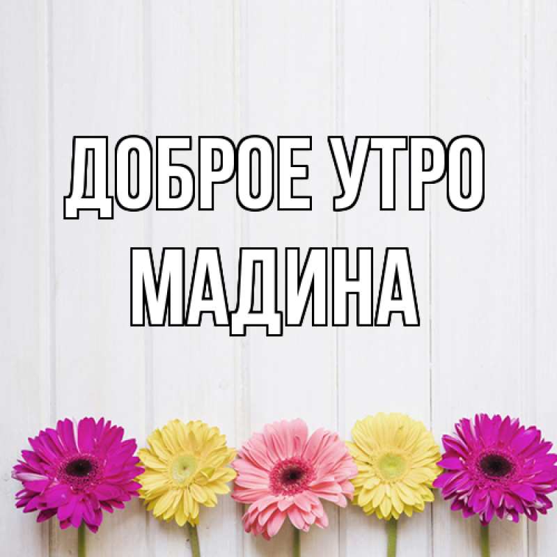 Картинка Доброе утро, Мадина