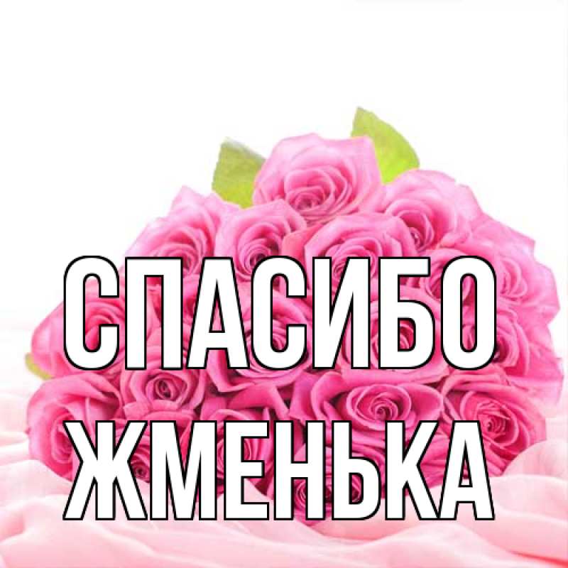 Картинка Спасибо, Жменька