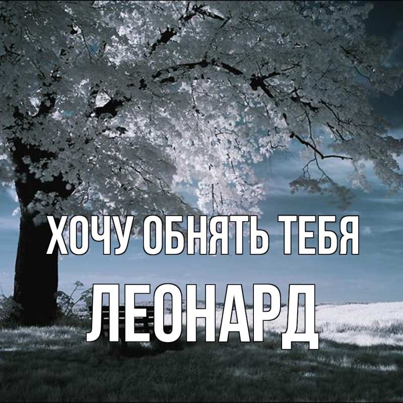 Картинка Хочу обнять тебя, Леонард