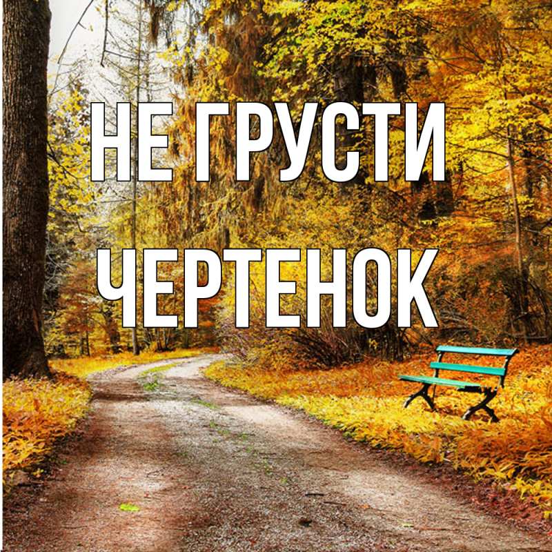 Картинка Не грусти, чеpтенок