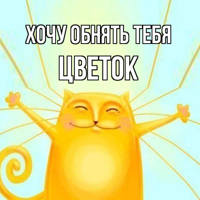 Картинка Хочу обнять тебя, Цветок