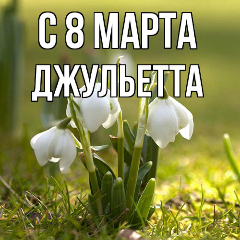 Картинка C 8 МАРТА, Джульетта