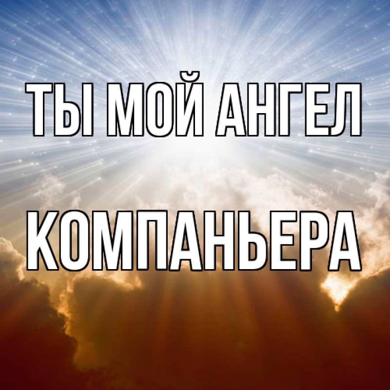 Картинка Ты мой ангел, Компаньера