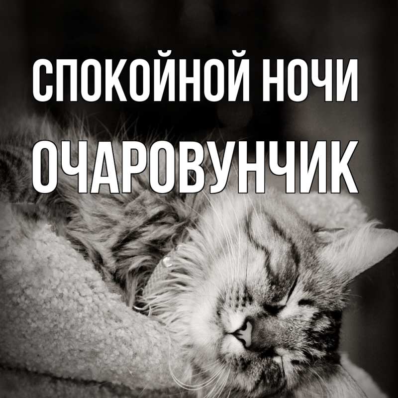 Картинка Спокойной ночи, Очаpовунчик