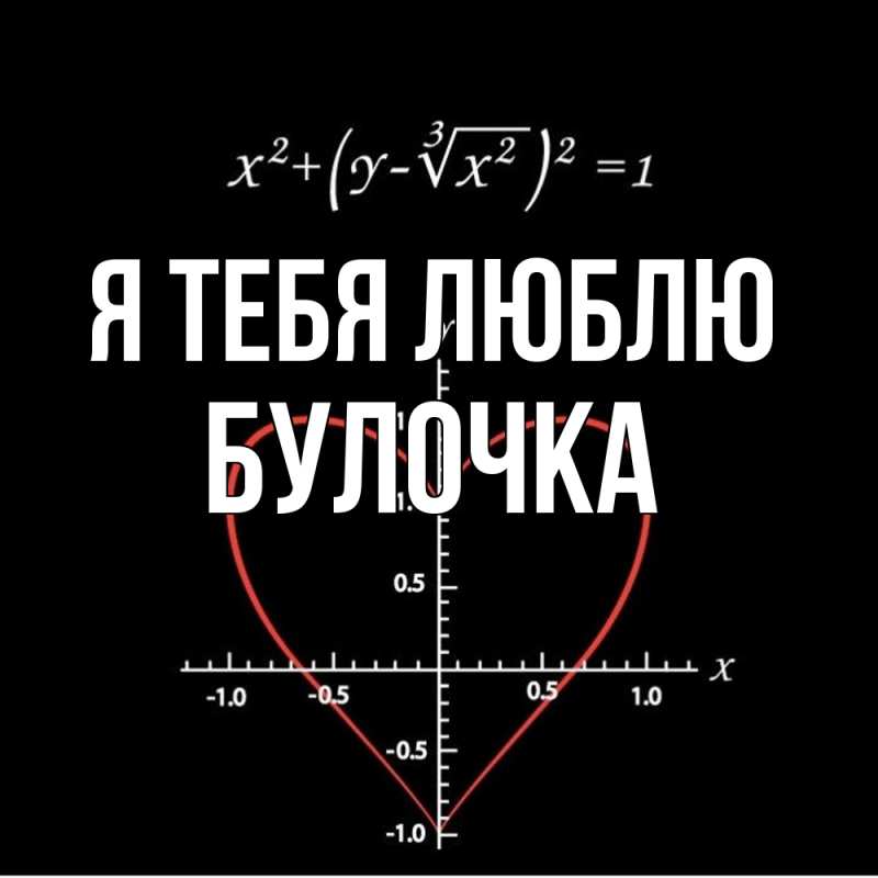 Картинка Я тебя люблю, булочка