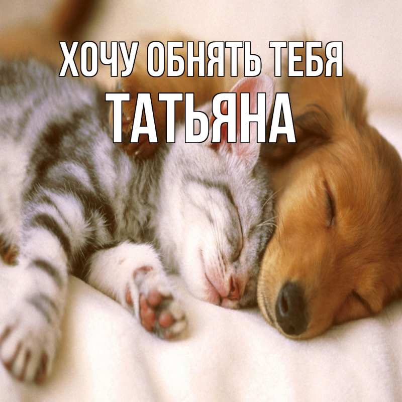 Картинка Хочу обнять тебя, Татьяна